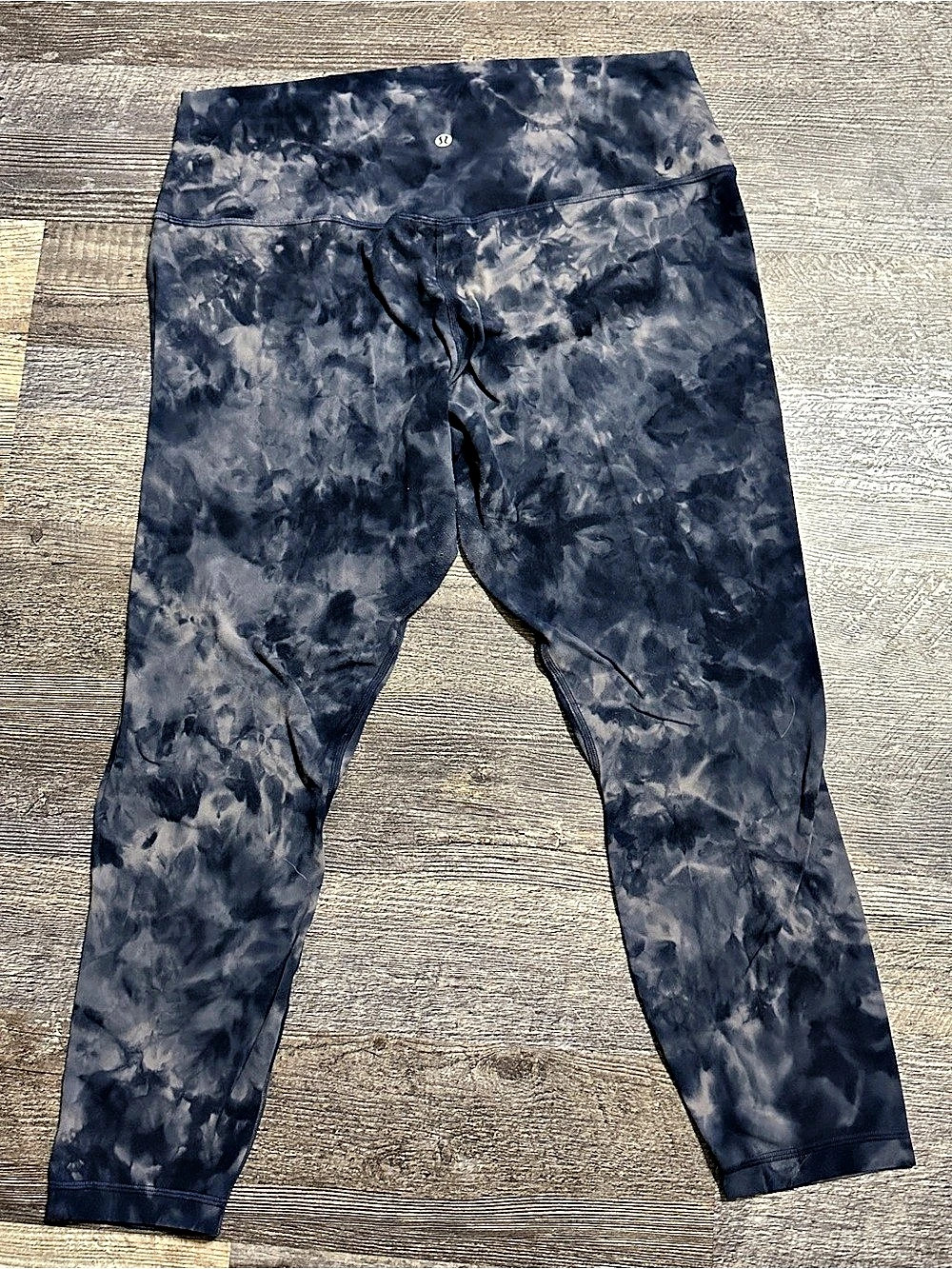 Lululemon Diamond Dye Asphalt Grey Navy Align 25 in Size 16 (Fits 16/18)